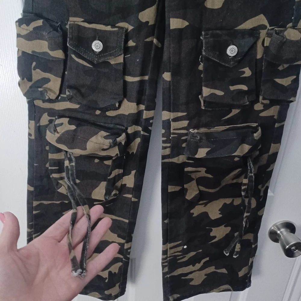 Camo Cargo Jeans Sz 0